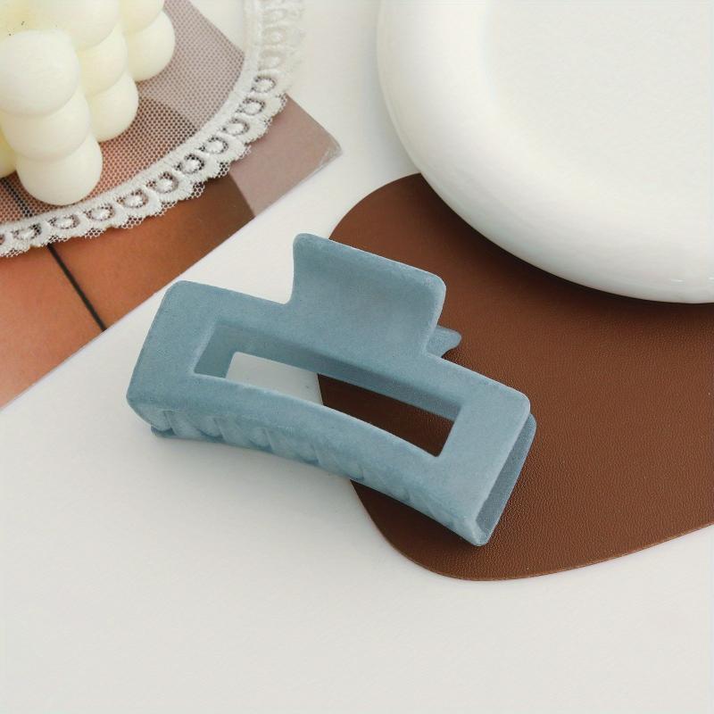 Square Claw Clips For Women Non Slip Matte Rectangle Claw Clips Small For Girls