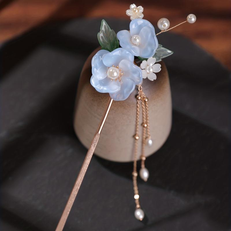 Ancient Chinese Style Hairpin Floral Hair Stick Hair Accessories For Women