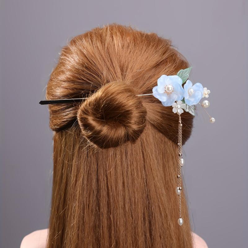 Ancient Chinese Style Hairpin Floral Hair Stick Hair Accessories For Women