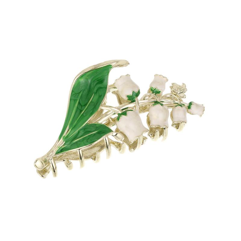 Lily Of The Valley Hair Clip Flower Claw Clip Metal Hair Accessories