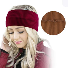 Women's Knotted Workout Headband Plain Wide Headband Hair