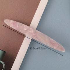 Minimalist Acrylic French Barrette Hair Clip