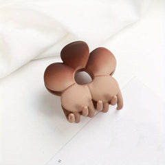 4pcs Gradient Flower Hair Claw Accessories Set