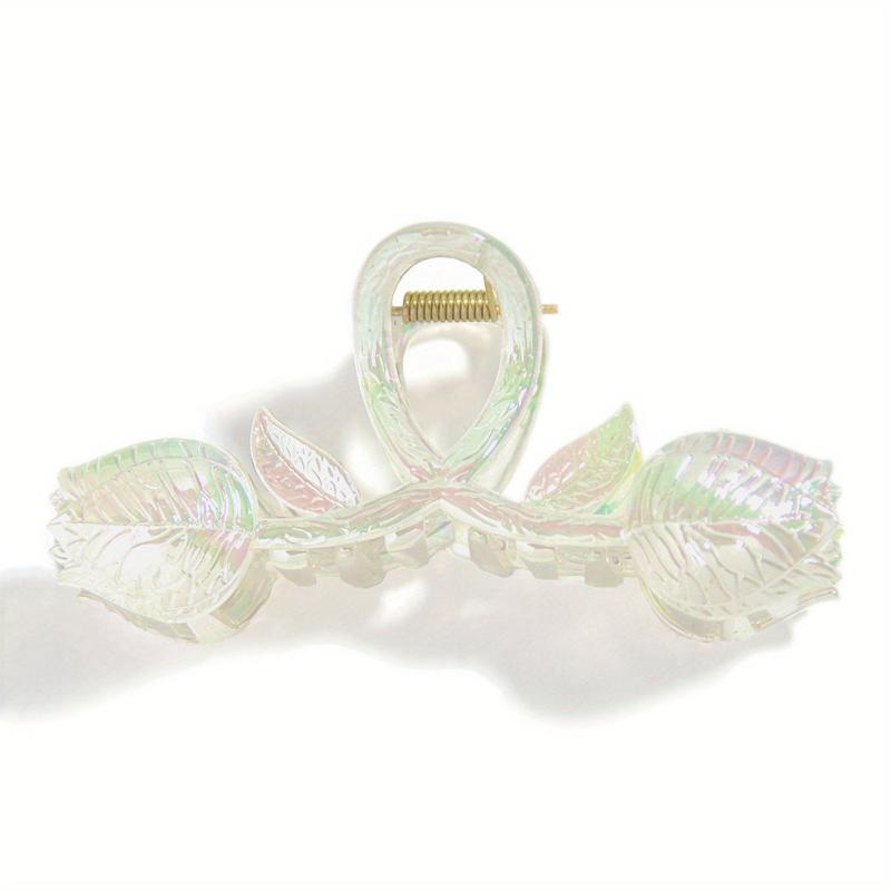 Tulip Hair Claw Banana Clip Flower Charm Hair Accessory