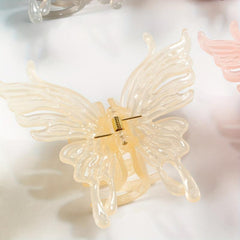 Acrylic Butterfly Hair Claw Shark Claw Ponytail Holder