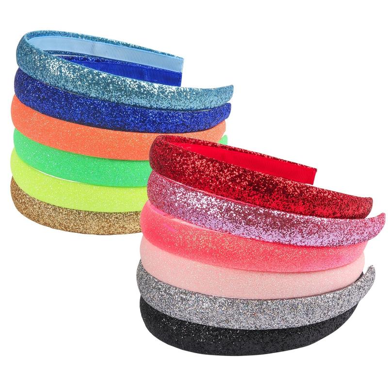 Glitter Thin Headbands No Slip Hair Accessories