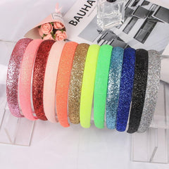 Glitter Thin Headbands No Slip Hair Accessories