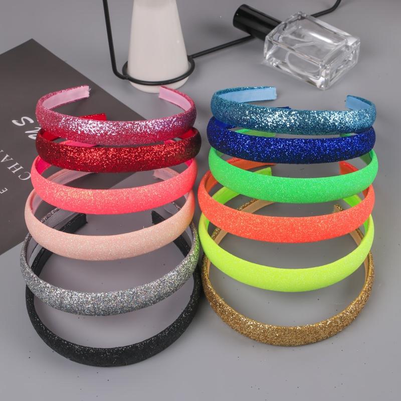 Glitter Thin Headbands No Slip Hair Accessories