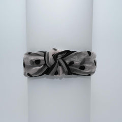 Polka Dot Knot Headband Wide Hairband for Girls