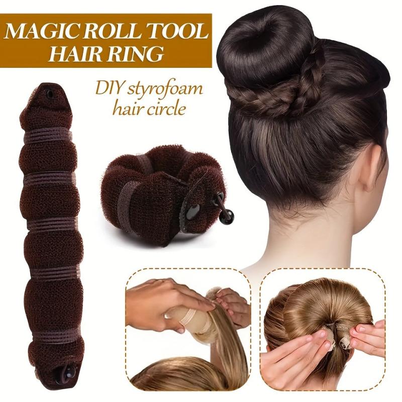 Bun Maker Foam Ring Shaper Ponytail Holder Hair Styler Sponge