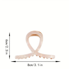 Vintage Hair Claw Cross Shape Shark Claw Ponytail Holder Hair Accessories