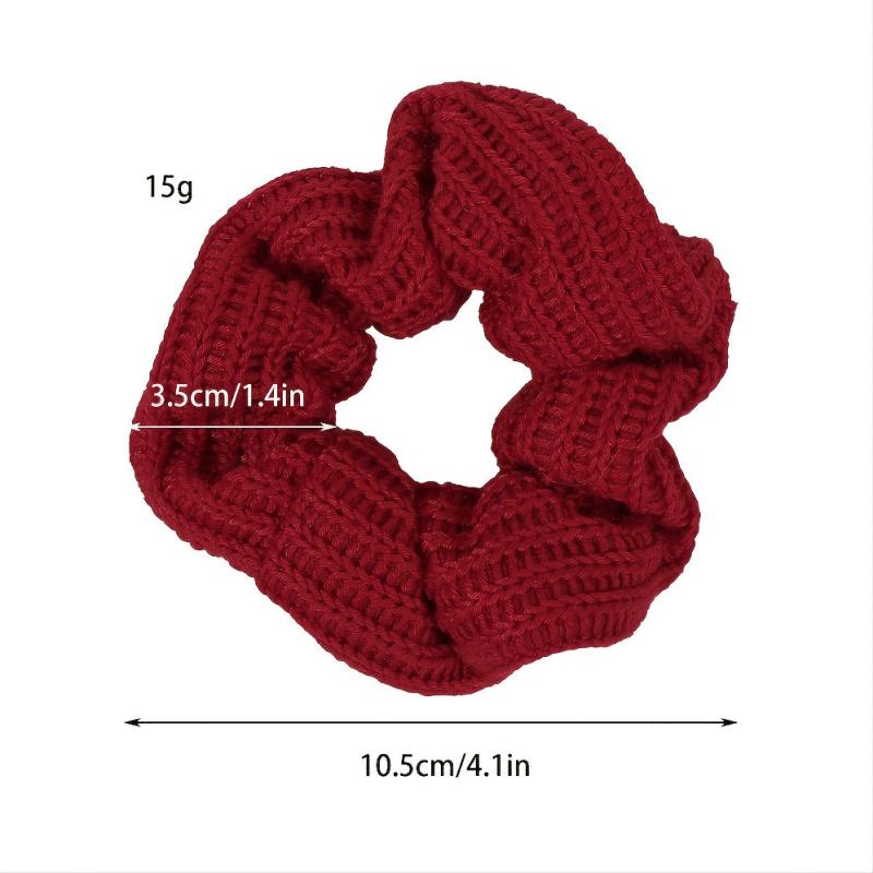Wool Knitting Hair Ring Women's Hair Rope Hair Accessories
