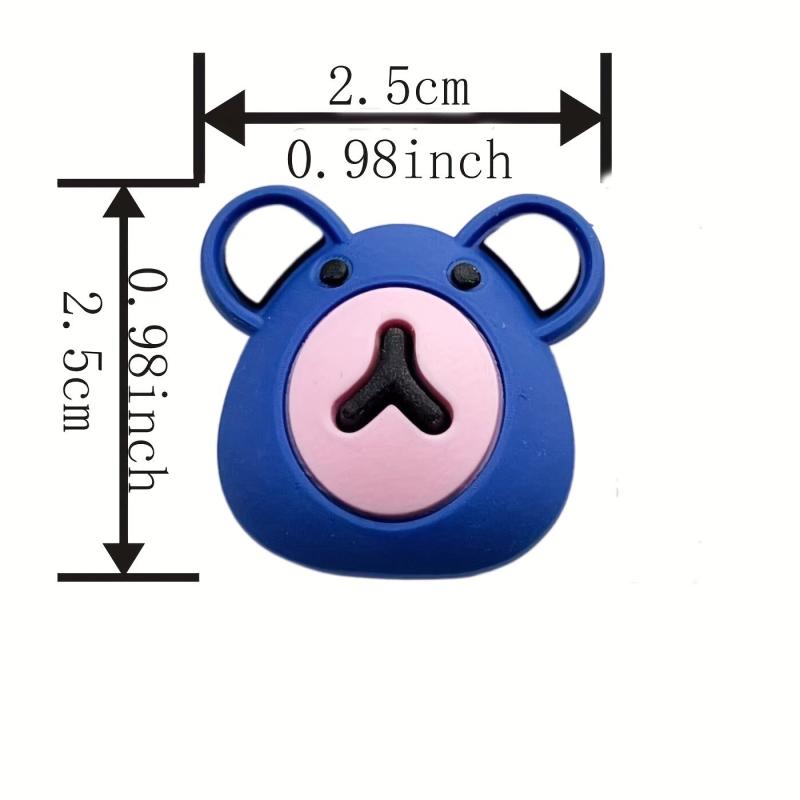 Bear Shoe Charm Clogs Shoe Buckle DIY Shoe Decoration PVC Shoe Jewelry