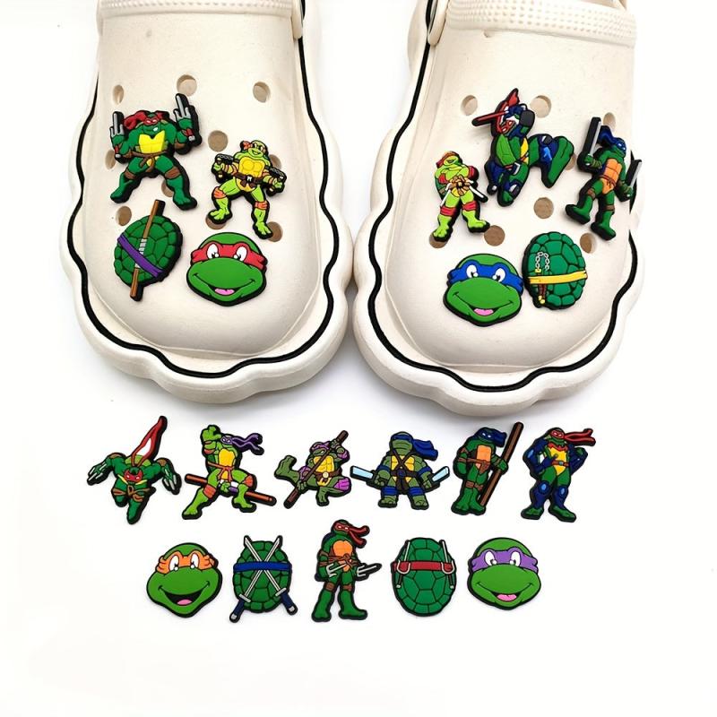 20pcs Anime Shoe Charms Clogs Wristband Charms Party Accessories