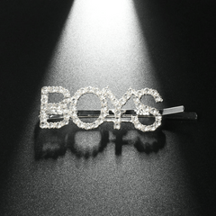 Rhinestone Letters Hair Clip Head Jewelry for Women