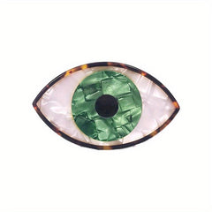 Acetate Evil Eye Shaped Hair Claw Ponytail Holder