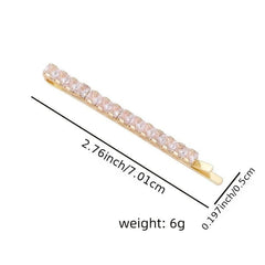 Rhinestone Crystal Hair Clip Sparkle Bobby Pins Hair Accessories