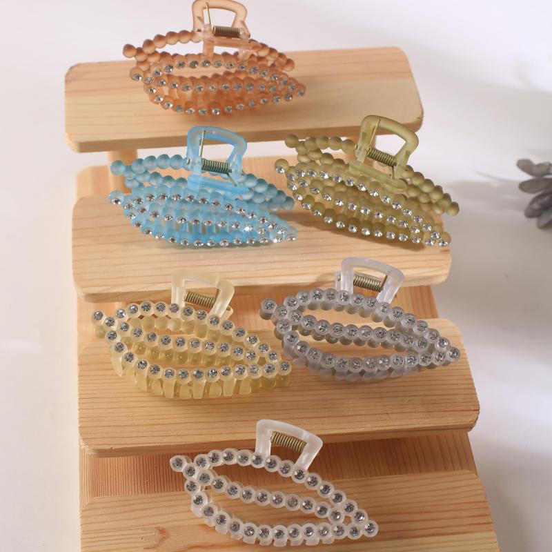 Rhinestone Hair Claw Back Head Style Shark Claw Hair Accessories