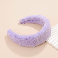 Solid Color Women Headband Hair Clip U-Shape Hair Hoop Hair Accessories