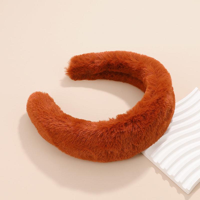 Solid Color Women Headband Hair Clip U-Shape Hair Hoop Hair Accessories