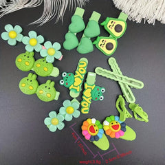 13pcs Animal Flower Hair Clip Barrette Hair Slides Clip Non Slip Hair Decoration
