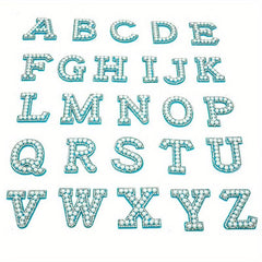 26pcs Faux Pearl English Letter Stickers for Clothes Decorative Patches