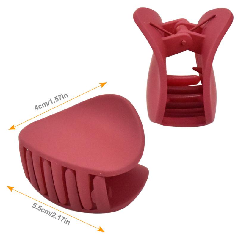 6 Pcs Non Slip Hair Claw Clips Plastic Hair Crab Clamps Grips Hair Jaw Clips