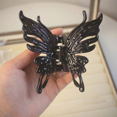 Large Hollow Butterfly Hair Claw Clips Strong Hold Barrettes for Thick Hair