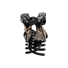 Rhinestone & Flower Hair Claw Vintage Banana Clip Headwear