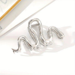 Snake Shaped Alloy Hair Clip
