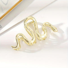 Snake Shaped Alloy Hair Clip