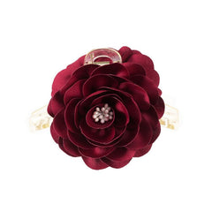 Rose Flower Hair Claw Crab Clips Ponytail Barrette Hairpin Women Girls Accessory