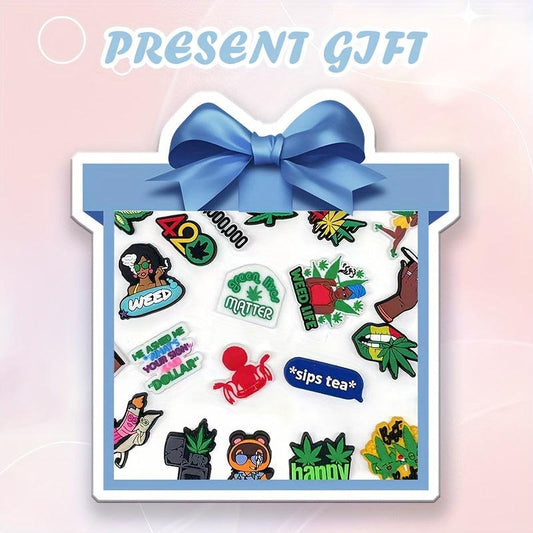 Cartoon PVC Plant Series Clogs Buckle Charm Set DIY Shoe Decoration