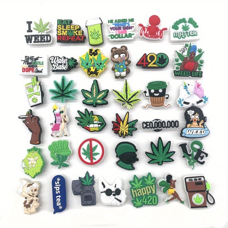 Cartoon PVC Plant Series Clogs Buckle Charm Set DIY Shoe Decoration