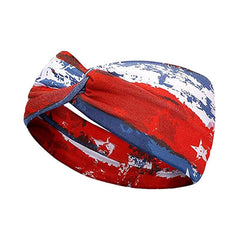 Independence Star Element Headband Vintage Twist Knot Headband