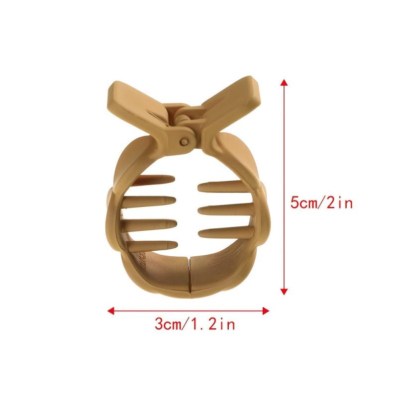 Solid Small Hairgrips Girl Crab Hair Clip Ponytail Comb Barrette