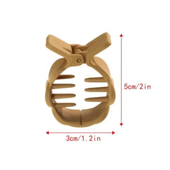 Solid Small Hairgrips Girl Crab Hair Clip Ponytail Comb Barrette