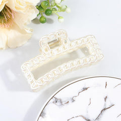Chain Hair Claw Clip Women's Hair Clip Clear Hair Claws Hair Claw Hair Clip
