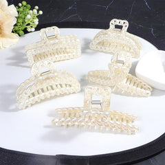 Chain Hair Claw Clip Women's Hair Clip Clear Hair Claws Hair Claw Hair Clip