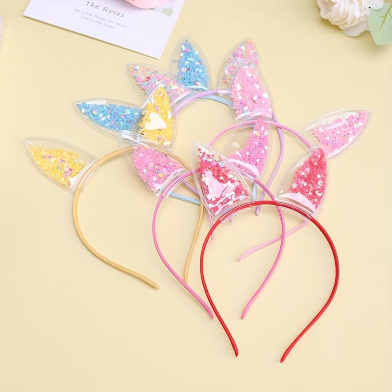 Glitter Star Sequin Inlaid Headband for Baby Girls