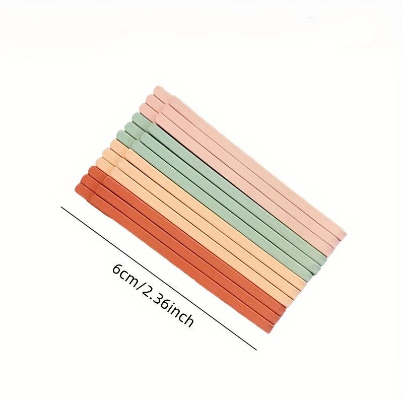 12pcs Metal Hair Pin Solid Hairpin Hair Clip For Side Hair Bang Braids