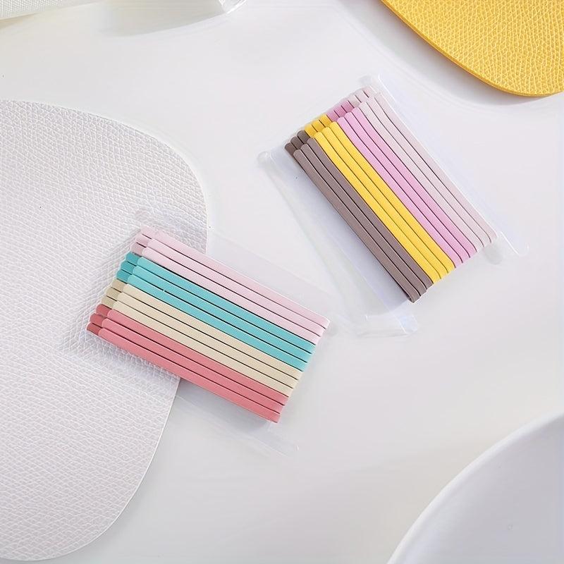 12pcs Metal Hair Pin Solid Hairpin Hair Clip For Side Hair Bang Braids