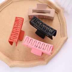 10pcs Large Hair Claw Rectangle Hair Clips for Thick Hair Non Slip