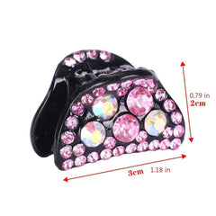 Rhinestone Small Hair Claw Clip Strong Hold Hair Jaw Clip