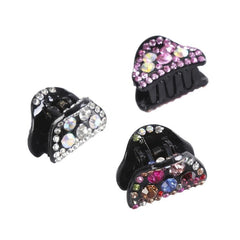 Rhinestone Small Hair Claw Clip Strong Hold Hair Jaw Clip