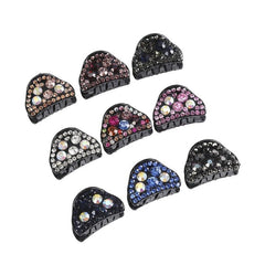 Rhinestone Small Hair Claw Clip Strong Hold Hair Jaw Clip