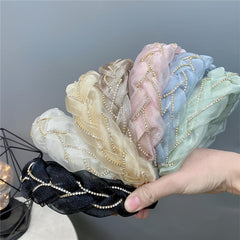 Twist Braid Headband Hair Band Rhinestone Hair Accessory