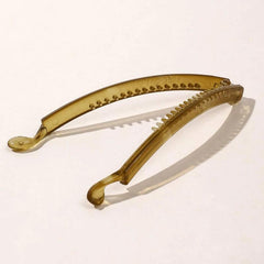 Clear Transparent Twist Hair Claw Clip for Thick Hair