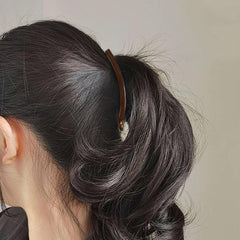Clear Transparent Twist Hair Claw Clip for Thick Hair