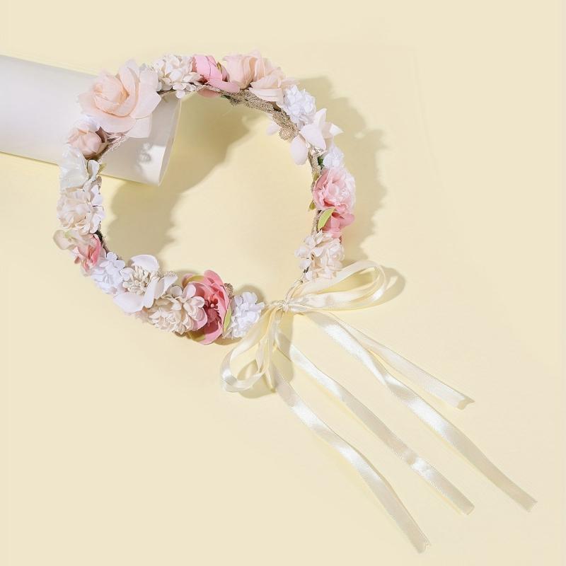 Boho Floral Headband Garland Crown Headdress